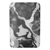 Tapis De Bain Marbre noir et blanc tendance (devant Vertical)