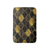Tapis De Bain Marbre noir et or marocain (Devant (Vertical))