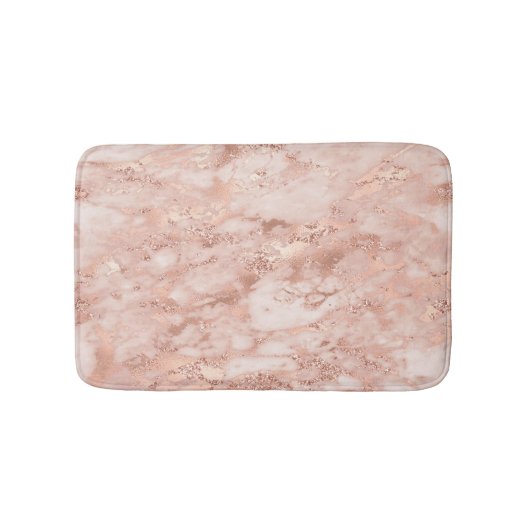 Tapis De Bain Marbre or rose 7 Mat de bain (Devant)