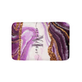 Tapis De Bain Marbre pourpre et Parties scintillant (Devant)