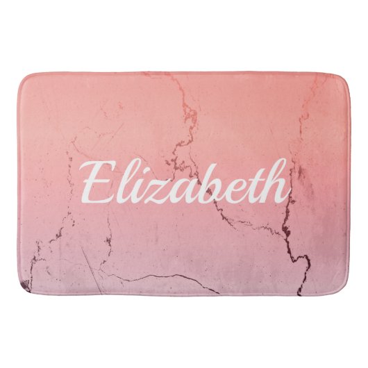 Tapis De Bain Marbre rose (Devant)