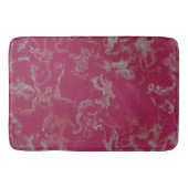 Tapis De Bain Marbre rose abstrait (Devant)