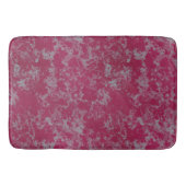 Tapis De Bain marbre rose et bleu abstrait (Devant)