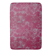 Tapis De Bain marbre rose et bleu abstrait (devant Vertical)