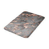 Tapis De Bain Marbre rose gris or design moderne (Angle)