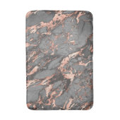 Tapis De Bain Marbre rose gris or design moderne (Devant (Vertical))