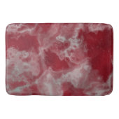 Tapis De Bain Marbre rouge abstrait (Devant)