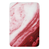 Tapis De Bain Marbre rouge et blanc (devant Vertical)