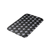 TAPIS DE BAIN MARBRE ROYAL1 NOIR ET MARBRE BLANC (R) (Angle)