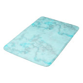 Tapis De Bain Marbre turquoise (Angle)