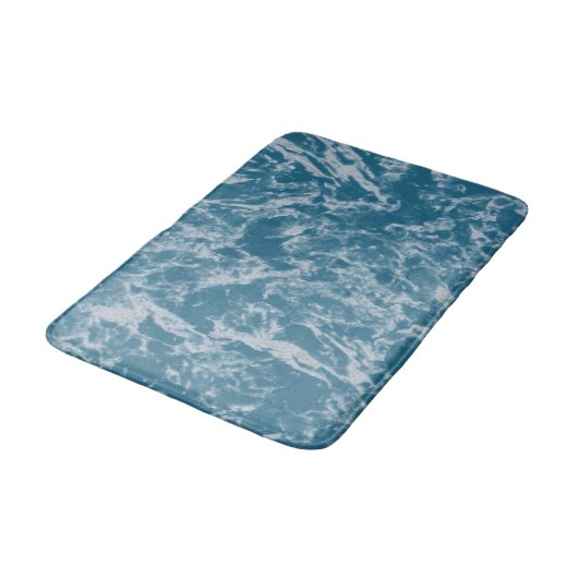Tapis De Bain Marbre turquoise (Angle)