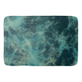 Tapis De Bain Marbre turquoise Abstrait (Devant)
