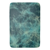 Tapis De Bain Marbre turquoise Abstrait (devant Vertical)