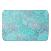 Tapis De Bain Marbre turquoise Abstrait (Devant)