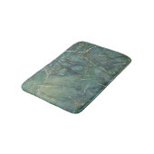 Tapis De Bain Marbre vert de Malachite Texture détaillée (Angle)