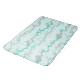 Tapis De Bain Marbre vert et gris (Angle)