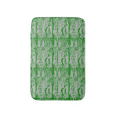 Tapis De Bain Marbre vert foncé et gris (Devant (Vertical))