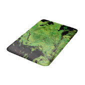 Tapis De Bain Marbre vert noir (Angle)