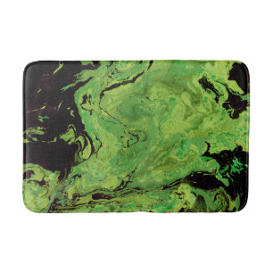 Tapis De Bain Marbre vert noir