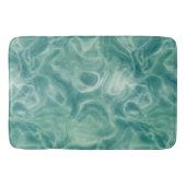 Tapis De Bain Marbre vert turquoise Abstrait (Devant)