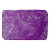 Tapis De Bain marbre violet et bleu abstrait (Devant)