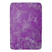 Tapis De Bain marbre violet et bleu abstrait (devant Vertical)