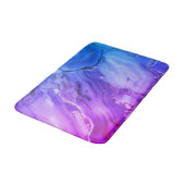 Tapis De Bain Marbre violet exotique (Angle)