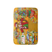 Tapis De Bain Marché de poisson de Noël Stand Chat (Devant (Vertical))