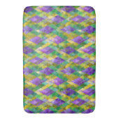 Tapis De Bain Mardi Gras Arlequin en verre tendu Imprimer (devant Vertical)