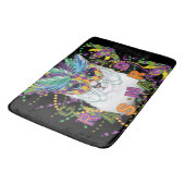 Tapis De Bain Mardi Gras Chat, Funny Mardi Gras (Angle)