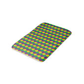 Tapis De Bain Mardi Gras Diamonds : Motif festif dynamique (Angle)