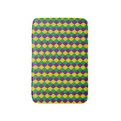 Tapis De Bain Mardi Gras Diamonds : Motif festif dynamique (Devant (Vertical))