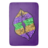 Tapis De Bain Mardi Gras Kiss Bath Mat (devant Vertical)