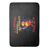 Tapis De Bain Margaritas et perroquets (devant Vertical)