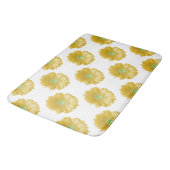 Tapis De Bain Marguerite jaune (Angle)