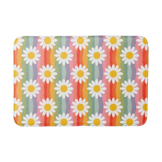 Tapis De Bain Marguerite Rétro (Devant)