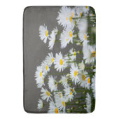 Tapis De Bain Marguerites sur Grey (devant Vertical)