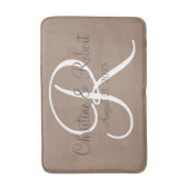 Tapis De Bain Mariage cadeau monogrammed bain mat (Devant (Vertical))