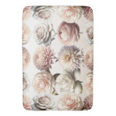 Tapis De Bain Mariage floral rose rose pâle (devant Vertical)