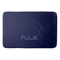 Marine Bleu Couleur Plaque Moderne Nom Propre Call