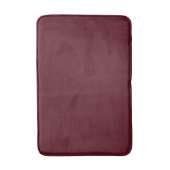 Tapis De Bain Maroon rouge foncé Bourgogne couleur solide (Devant (Vertical))