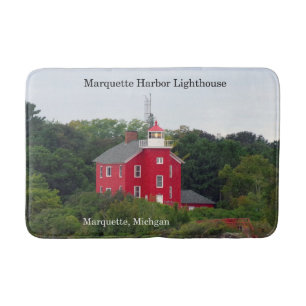 Tapis De Bain Marquette Harbour Lighthouse