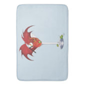 Tapis De Bain Martini Imaginaire Red Dragon (devant Vertical)