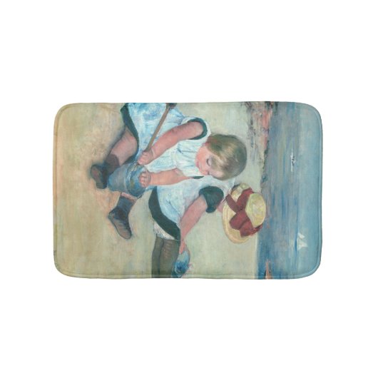Tapis De Bain Mary Cassatt - Enfants jouant sur la plage (Devant)