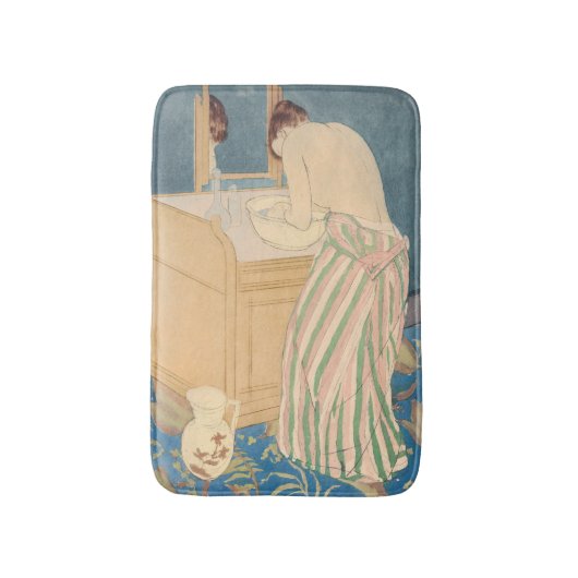 Tapis De Bain Mary Cassatt - Femme Baignade (Devant (Vertical))
