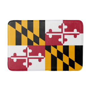 Tapis De Bain Maryland State Drapeau Conception personnalisée