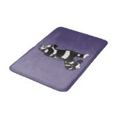 Tapis De Bain Masque de crâne de chat bizarre gothique (Angle)