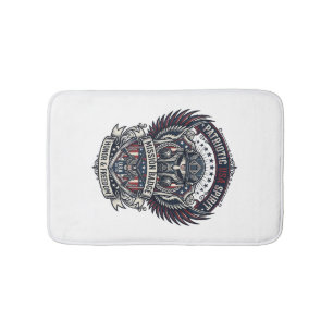 Tapis De Bain Masque de gardien patriotique inspiré de la libert