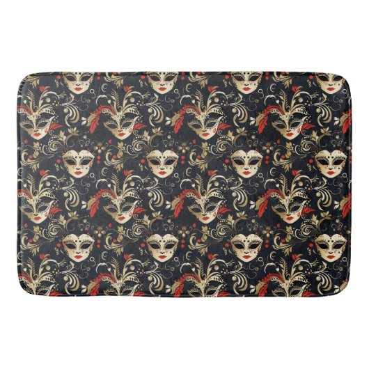 Tapis De Bain Masque noir (Devant)