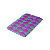 Tapis De Bain masques violets vert (Angle)